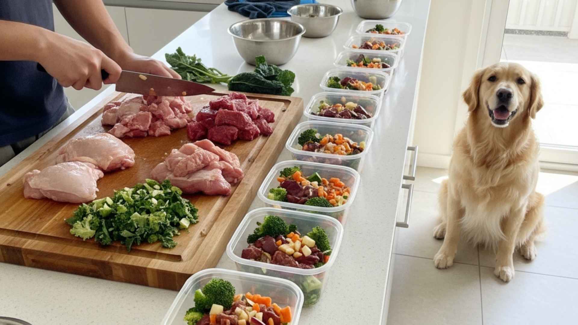 preparación de la dieta